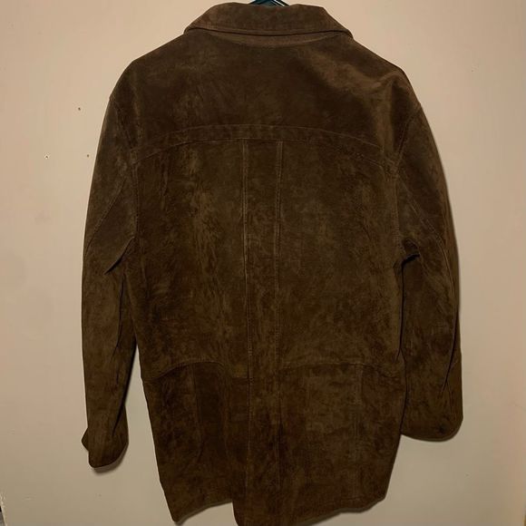 NEVADA Men’s Brown 100% Suede Leather Jacket (Size M- 38-40) - Picture 9 of 16